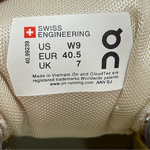 ON Cloud X Training Women’s Shoe - Mocha/Sand Size - 9 US / 40.5 EU $140 - Picture 13 of 14